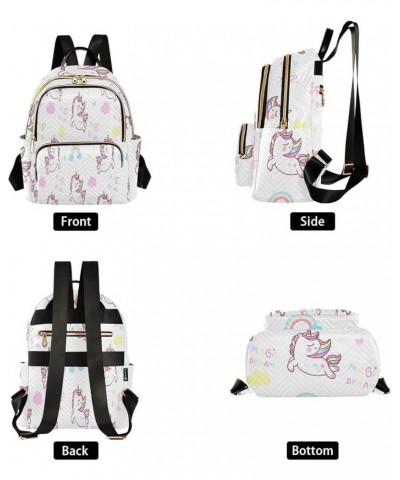 Sweeet Unicorns Women's Backpack Purse Fashion Travel Anti Theft Backpack Casual Daypack for Work College,S Small $17.04 Back...