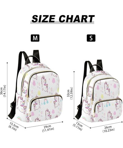 Sweeet Unicorns Women's Backpack Purse Fashion Travel Anti Theft Backpack Casual Daypack for Work College,S Small $17.04 Back...