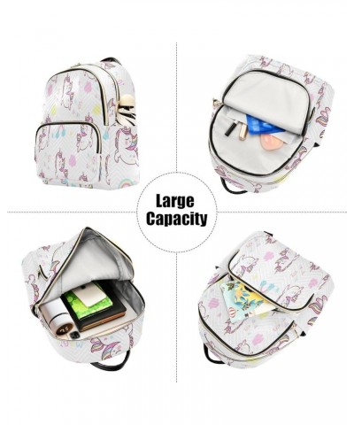 Sweeet Unicorns Women's Backpack Purse Fashion Travel Anti Theft Backpack Casual Daypack for Work College,S Small $17.04 Back...