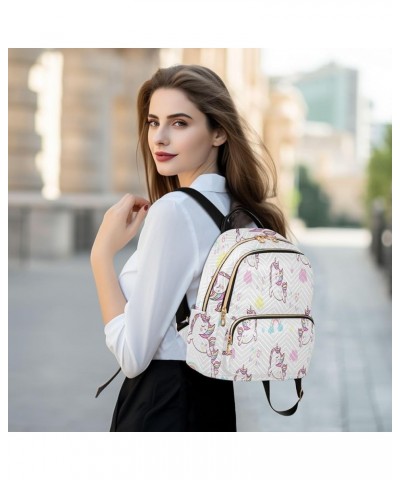 Sweeet Unicorns Women's Backpack Purse Fashion Travel Anti Theft Backpack Casual Daypack for Work College,S Small $17.04 Back...