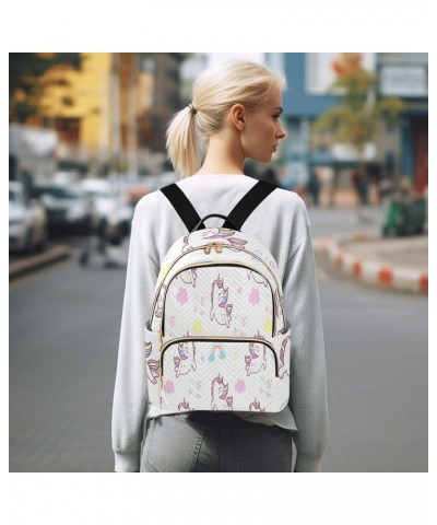 Sweeet Unicorns Women's Backpack Purse Fashion Travel Anti Theft Backpack Casual Daypack for Work College,S Small $17.04 Back...