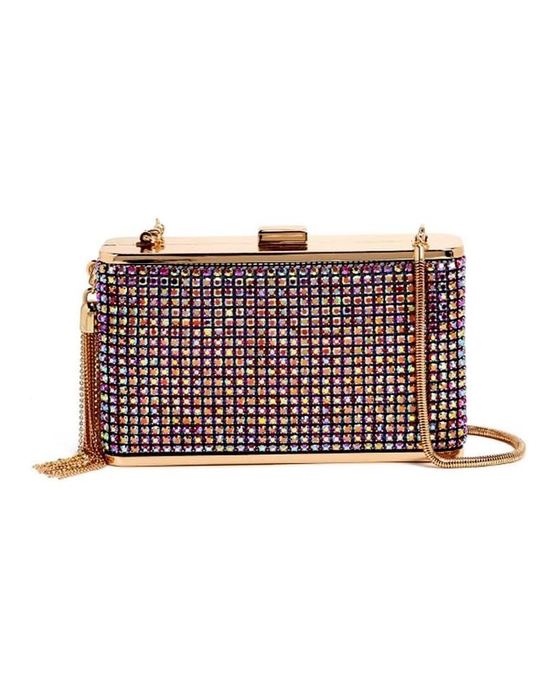 Women Wristlets Rhinestone Evening Clutch Bags Fashion Purse Wedding Party Prom Handbags Purple 2 $15.94 Evening Bags