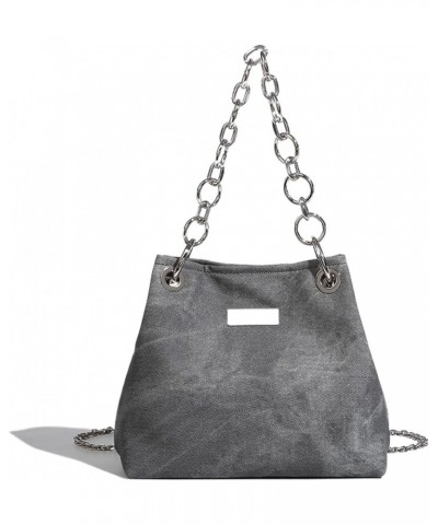 Popular Retro Small Bag Ladies Fashion Chain Handheld Crossbody Bucket Bag 2 $29.86 Crossbody Bags