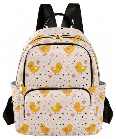 Small Backpack Purse for Women, Small Yellow Chicken Travel Bag Casual Daypack Shoulder Bag Small $18.71 Backpacks