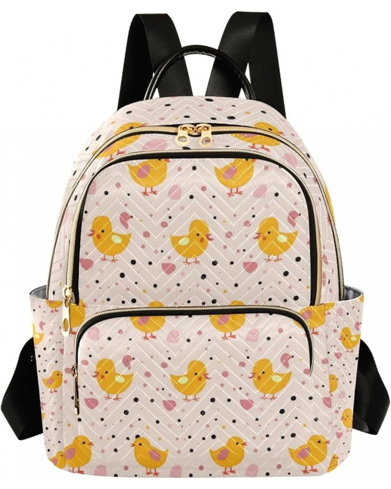 Small Backpack Purse for Women, Small Yellow Chicken Travel Bag Casual Daypack Shoulder Bag Small $18.71 Backpacks