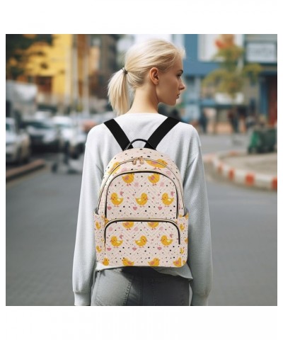 Small Backpack Purse for Women, Small Yellow Chicken Travel Bag Casual Daypack Shoulder Bag Small $18.71 Backpacks