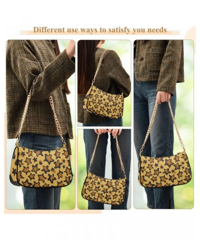 Shoulder Bag for Women Purse Clutch Star Leopard Print Chain Shoulder Tote Handbag with Zipper Closure(237ya0b) $15.68 Should...