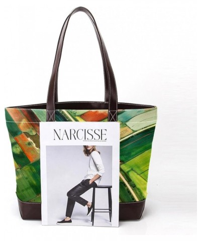 Tote Bag for Women, Large Tote Bags for Women, Tote Bag with Zipper, Green Camouflage Fashion, Womens Tote Bag Design 10644 $...