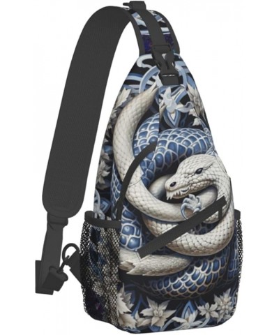 Black Dragon Sling Bag Crossbody Purse, Large Capacity Backpack Travel, Work, And Daily Use Black6 $13.57 Crossbody Bags