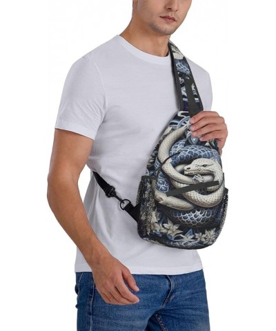 Black Dragon Sling Bag Crossbody Purse, Large Capacity Backpack Travel, Work, And Daily Use Black6 $13.57 Crossbody Bags