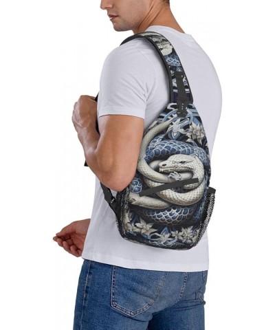 Black Dragon Sling Bag Crossbody Purse, Large Capacity Backpack Travel, Work, And Daily Use Black6 $13.57 Crossbody Bags