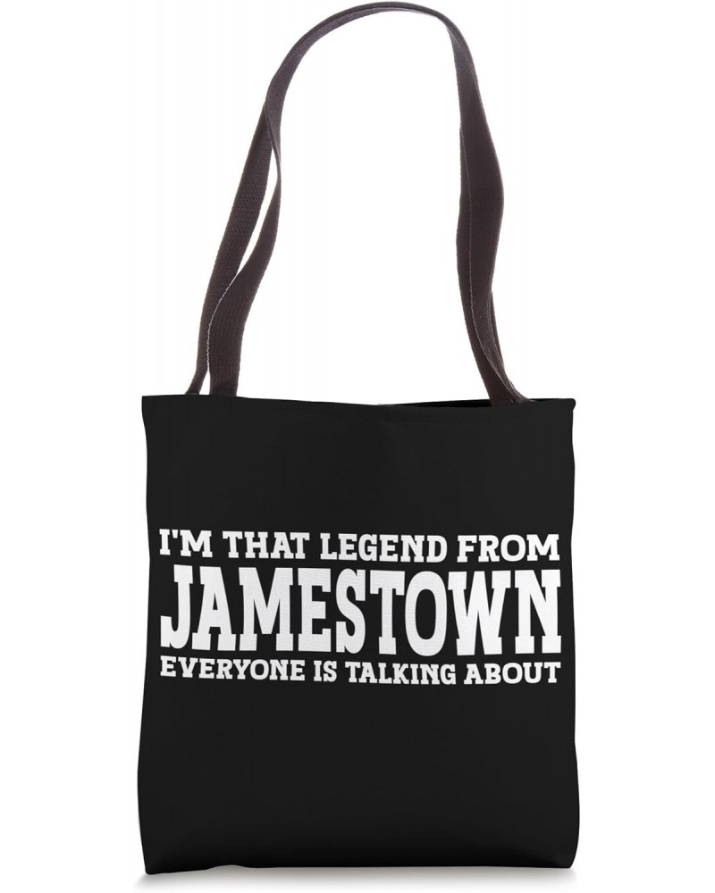 Jamestown Hometown ND North Dakota Home Roots City Jamestown Tote Bag $12.88 Totes