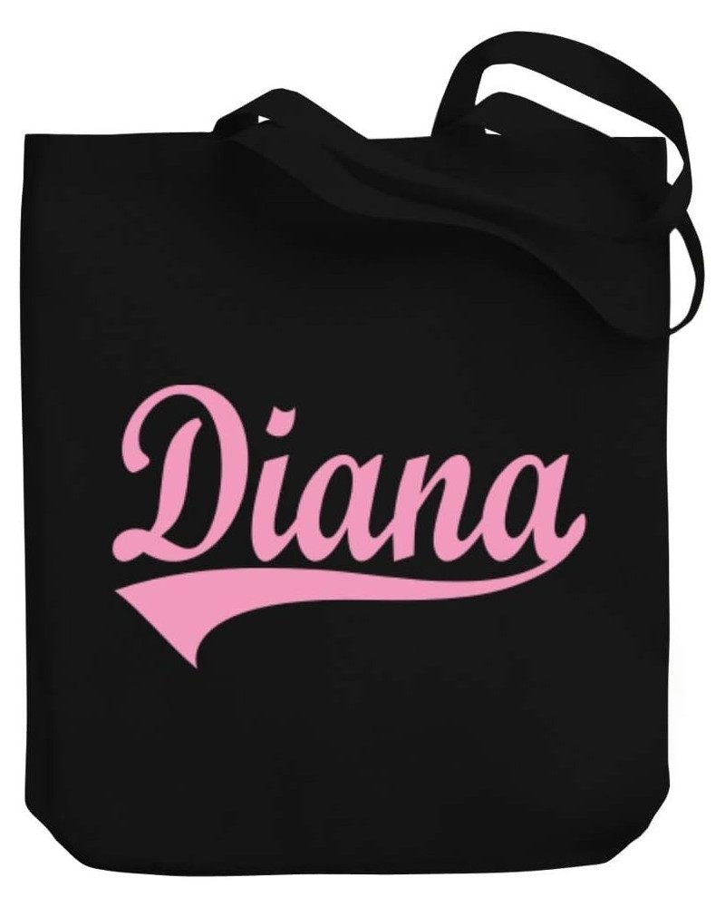 Diana Baseball Style Canvas Tote Bag 10.5" x 16" x 4 $16.80 Totes