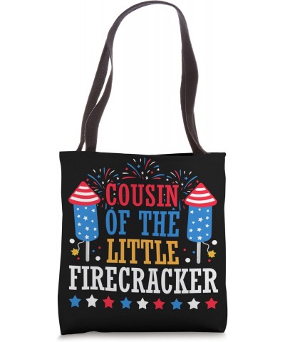 Cousin Of The Little Firecracker 4th of July Fireworks Tote Bag $14.10 Totes