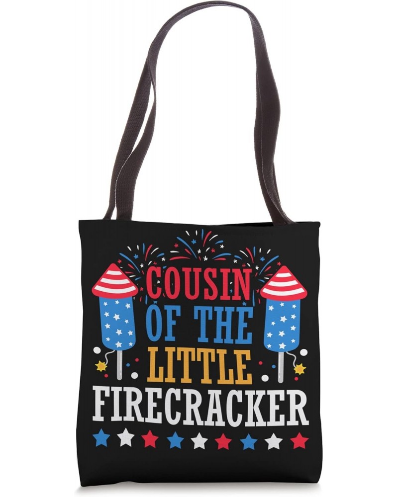 Cousin Of The Little Firecracker 4th of July Fireworks Tote Bag $14.10 Totes