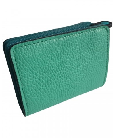 Wallet GABS Gmoney53 Made in ITALY 100% leather zip portamente cards green peperita, green, Green $61.00 Wallets