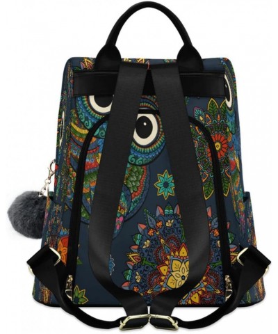 Mandala Owl Bohemian Aztec Boho Large Women's Fashion Casual Backpack Purse Shoulder Travel Bag $21.19 Backpacks