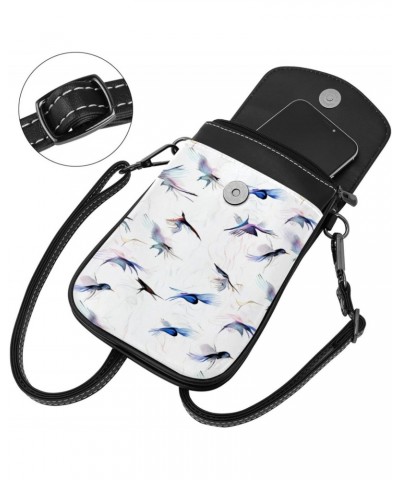 Crossbody Bags for Women,Crossbody Bag Men,Small Sling Bag,Animal Art Floral Crane,Crossbody Purse $14.60 Crossbody Bags