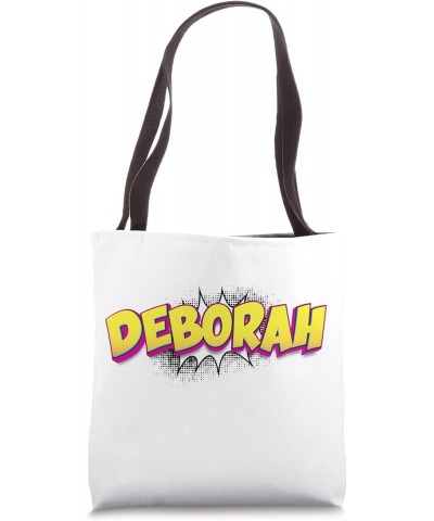 Deborah Custom Name Comic Book Style Pop Art, Deborah Tote Bag $12.28 Totes