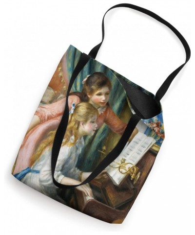 Auguste Renoir - Two Young Girls at the Piano - Musicians Tote Bag $12.14 Totes