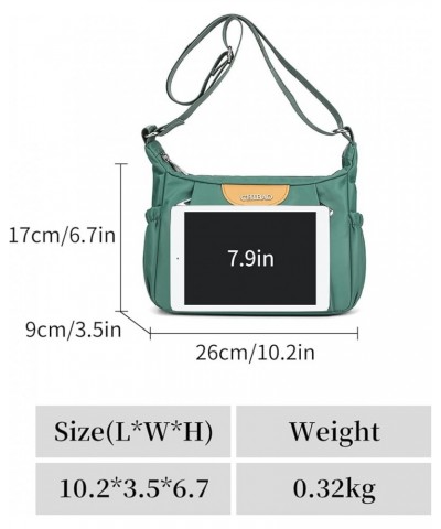 Crossbody Bags for Women Waterproof Shoulder Bag Casual Nylon Purses Ladies Travel Purse and Handbag (Green) Green $23.71 Totes