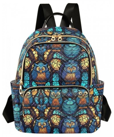 Backpack for Women Beautiful Owls Lightweight Casual Daily Quilted Travel Backpack 10.2×5.1×12.5 in Medium $14.57 Backpacks