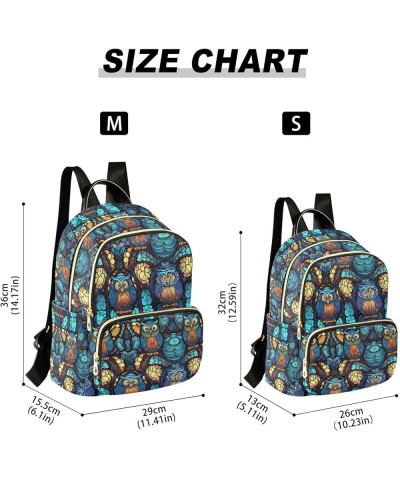 Backpack for Women Beautiful Owls Lightweight Casual Daily Quilted Travel Backpack 10.2×5.1×12.5 in Medium $14.57 Backpacks