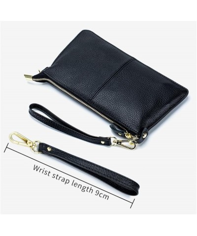 Genuine Leather Crossbody Bag for Women Small Handbags Ladies Wristlet Band Clutch Phone Bag Purple $13.71 Wristlets