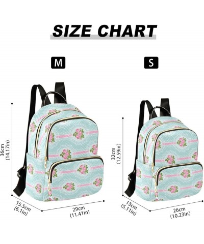 Pink Rose Backpack Purse for Women Ladies Fashion Travel MiniShoulder Bags with Double Zipper Weekend Bag,S Small $14.88 Back...