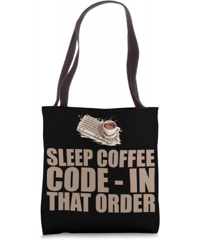 Caffeine Coder Software Developer Engineer Coffee Programmer Tote Bag $17.62 Totes