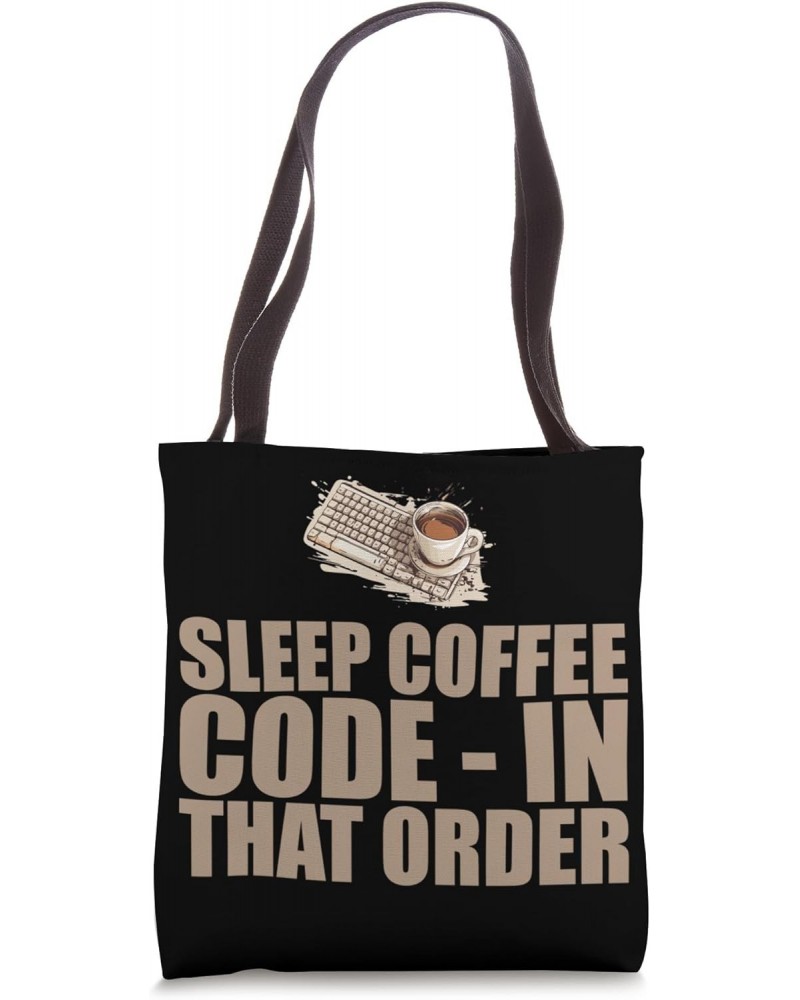 Caffeine Coder Software Developer Engineer Coffee Programmer Tote Bag $17.62 Totes