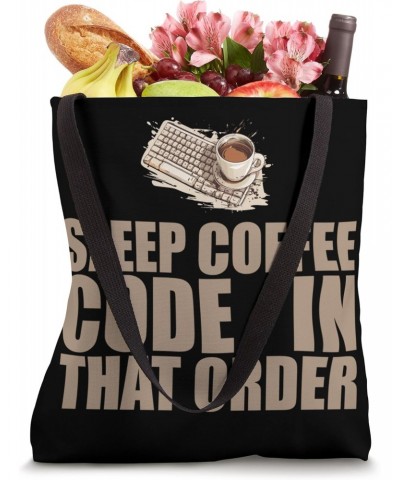 Caffeine Coder Software Developer Engineer Coffee Programmer Tote Bag $17.62 Totes