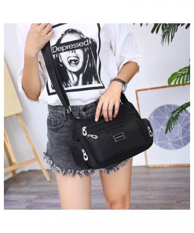 Women Men Handbag Multi-Functional Shoulder Bag Tote Handbag for Travel Sport Black $8.67 Shoulder Bags