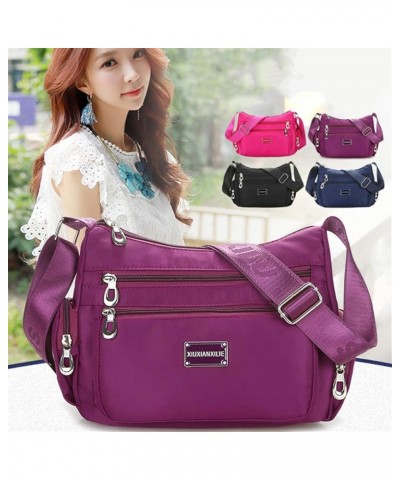 Women Men Handbag Multi-Functional Shoulder Bag Tote Handbag for Travel Sport Black $8.67 Shoulder Bags