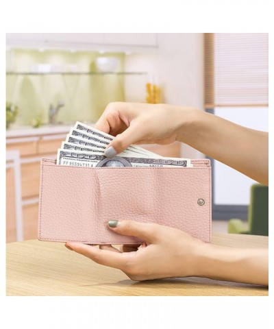 2023 New Leather RFID Blocking Card Holder Organizer Pocket Mini Wallet, Compact Bifold Small Leather Wallet for Women, Ladie...