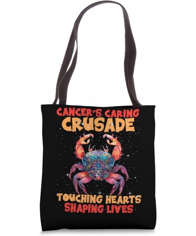 Cancer's Caring Crusade Touching Hearts Tote Bag $9.80 Totes