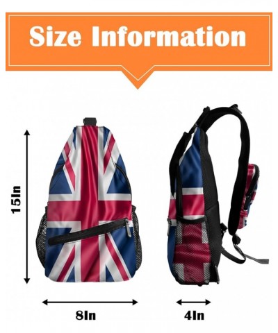 Crossbody Bags for Men Women Waterproof Sling Bag Shoulder Chest Bag Backpack Daypack for Hiking Travel Sports Running Nation...