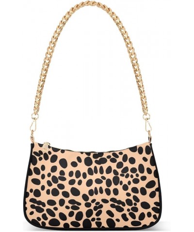 Pink Brown Cute Bear Ladies Tote Handbags, Wedding Party Purse, Polyester & Aluminum Alloy Beige Leopard $17.69 Totes