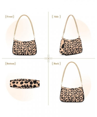 Pink Brown Cute Bear Ladies Tote Handbags, Wedding Party Purse, Polyester & Aluminum Alloy Beige Leopard $17.69 Totes