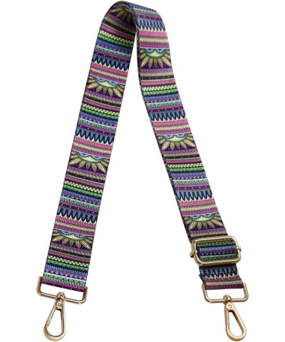 Crossbody Strap for Purses Replacement Adjustable Guitar Multicolor Style Handbag Straps Boho Multicolor $8.54 Crossbody Bags