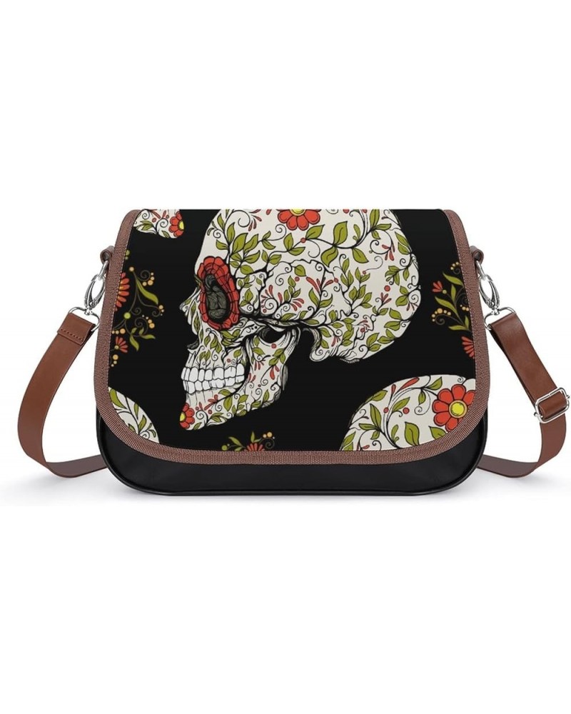 Printed Crossbody Bags Women City Leather Shoulder Bag Satchel Hobo Bags Trendy Summer Cactus Color11 $22.39 Hobo Bags