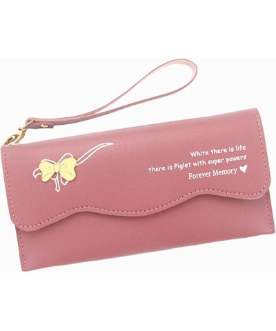 Women Fashion Bow Artificial Leather Underarm Bag Phone Bag Envelope Bag Purse Clutch Bag Little Boy Wallet A $4.23 Evening Bags