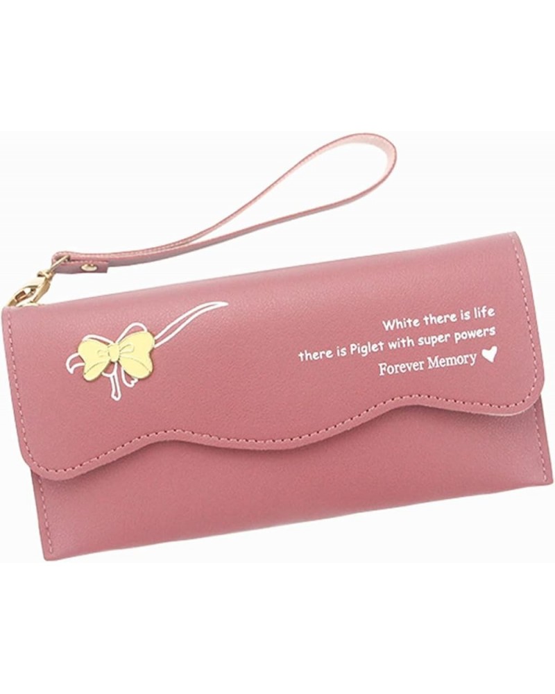 Women Fashion Bow Artificial Leather Underarm Bag Phone Bag Envelope Bag Purse Clutch Bag Little Boy Wallet A $4.23 Evening Bags