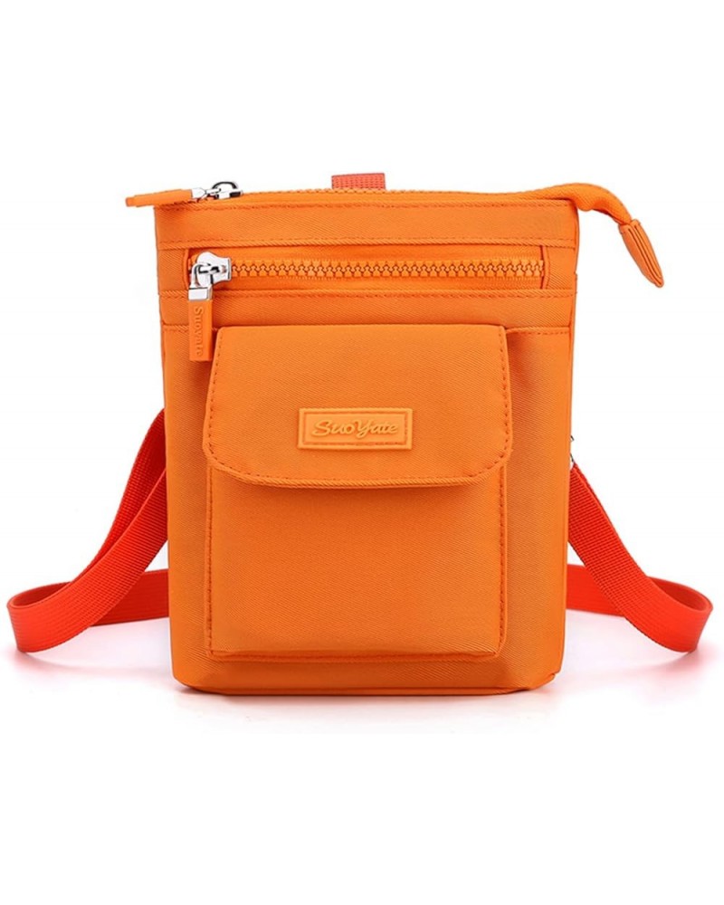 Small Crossbody Purses for Women Waterproof Shoulder Bag Casual Nylon Purse Handbag Lightweight Mini Purse Bag Orange $18.72 ...