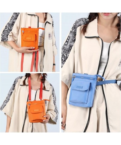 Small Crossbody Purses for Women Waterproof Shoulder Bag Casual Nylon Purse Handbag Lightweight Mini Purse Bag Orange $18.72 ...