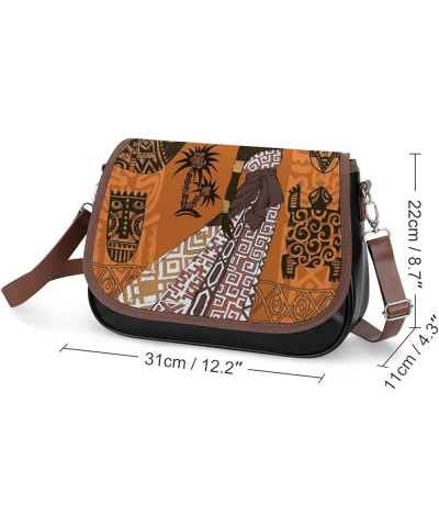 Printed Shoulder Crossbody Bag Leather Hobo Bags Medium Ladies Top Handles Satchels Adventure Travel Compass Color14 $28.79 H...