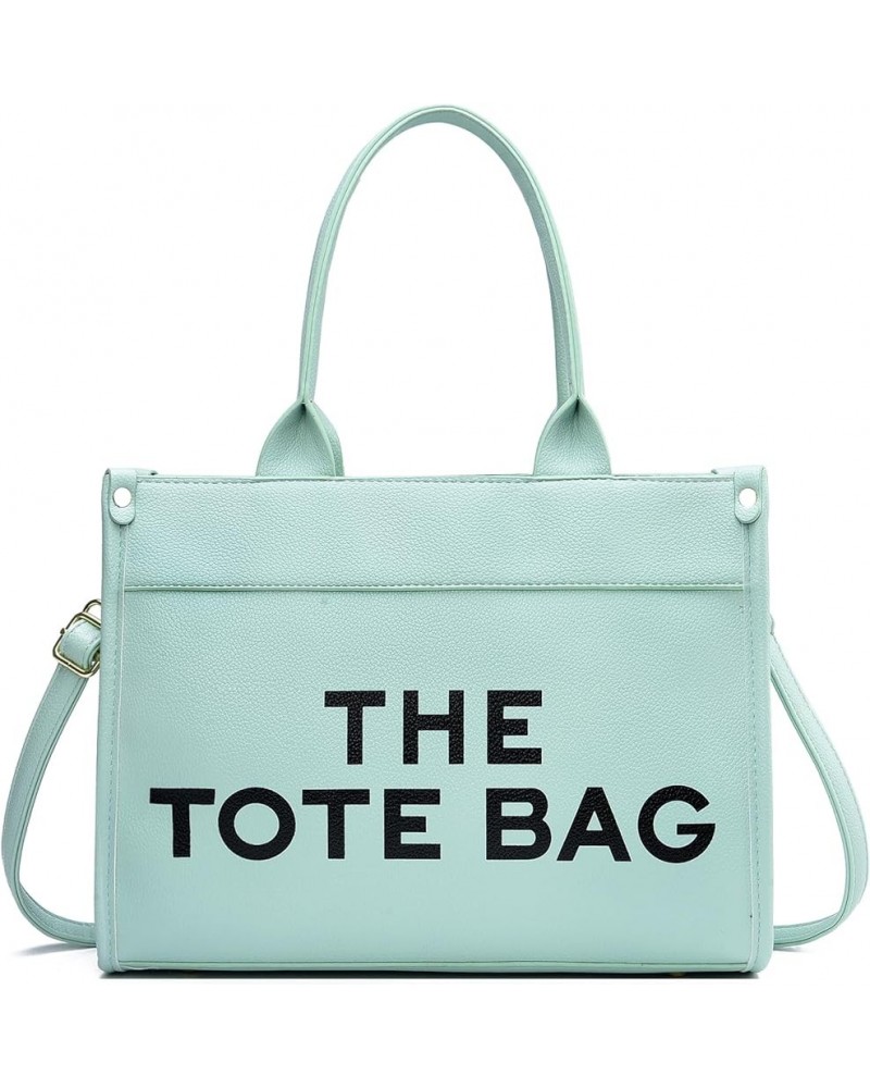 Tote Bag for Women Satchel Purse and Handbags Ladies Shoulder Totes Bag Crossbody Bags 1-5-b Light Green $18.23 Totes