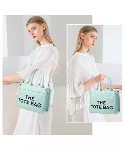 Tote Bag for Women Satchel Purse and Handbags Ladies Shoulder Totes Bag Crossbody Bags 1-5-b Light Green $18.23 Totes