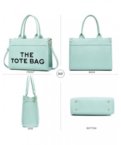 Tote Bag for Women Satchel Purse and Handbags Ladies Shoulder Totes Bag Crossbody Bags 1-5-b Light Green $18.23 Totes