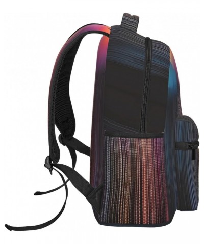 Colorful Rainbow Rain Stylish And Lightweight Backpack,Comfortable To Carry,Multi-Pocket Design,23l Capacity,Easily Meet Your...